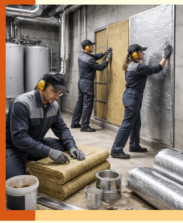 Шумоизоляция котельной в Лыткарино: профессиональный монтаж и материалы