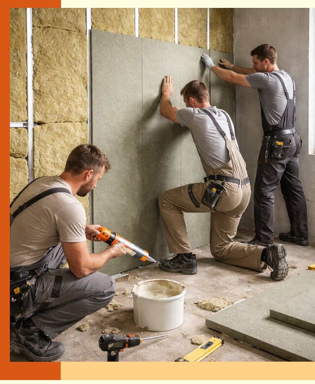 Профессиональная шумоизоляция стен в Лыткарино для квартир и домов