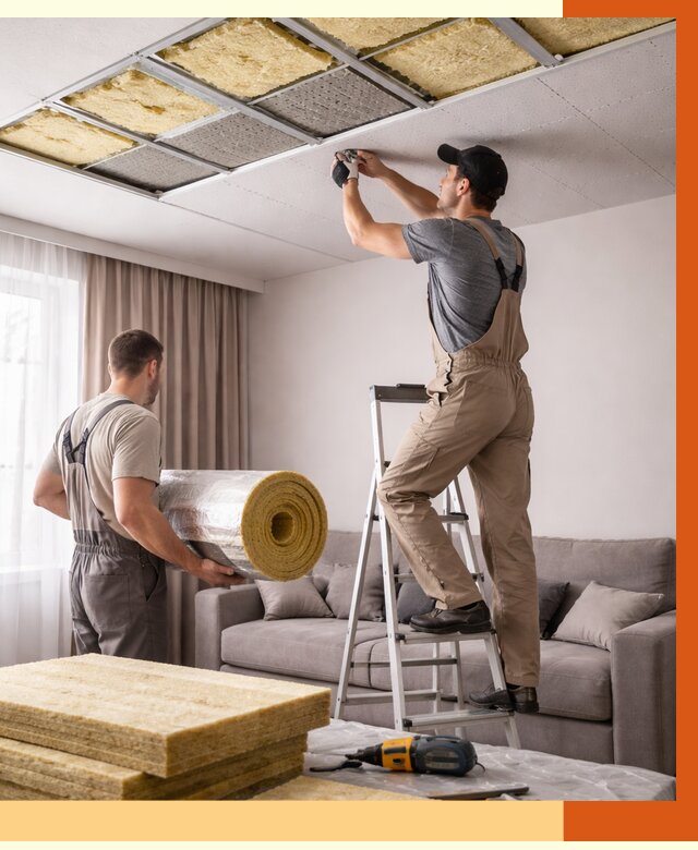 Шумоизоляция потолка в Лыткарино от 2305 руб. под ключ | Профессионально — ТепломастерЛтк