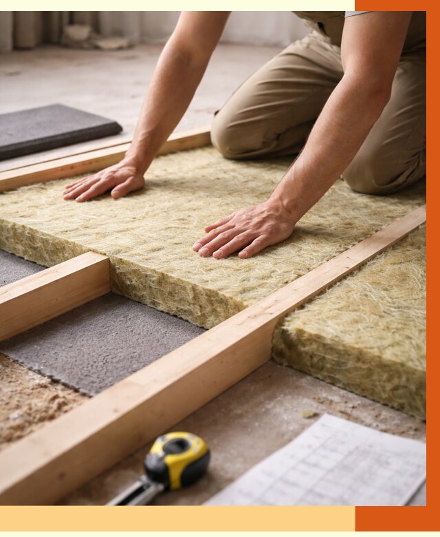 Шумоизоляция пола в Лыткарино от 1280 руб./м² — профессиональная звукоизоляция | ТепломастерЛтк