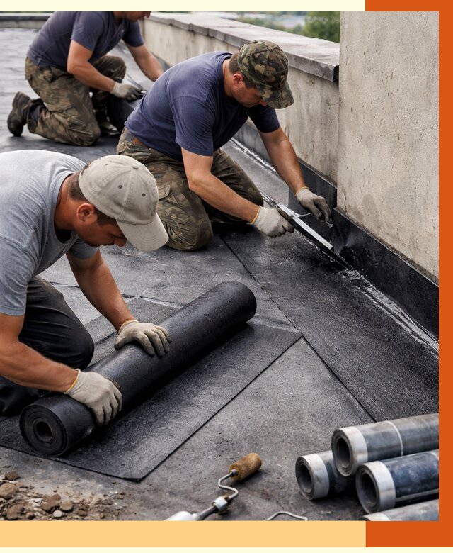 Гидроизоляция кровли в Лыткарино от 4609 руб. — профессиональная гидроизоляция крыши | ТепломастерЛтк