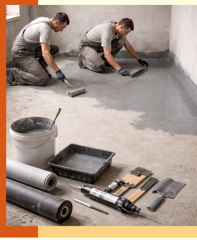 Гидроизоляция пола в Лыткарино — надежная защита от влаги и протечек