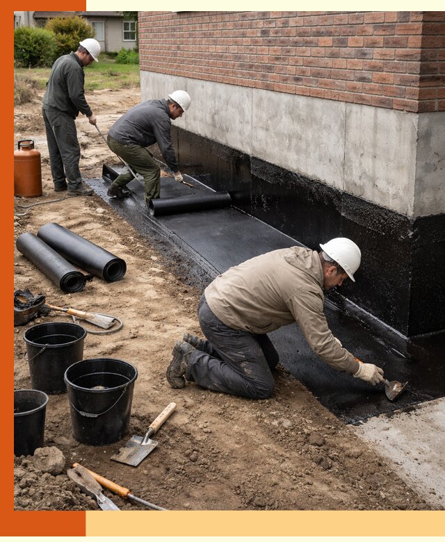 Гидроизоляция фундамента в Лыткарино: надежная защита строений