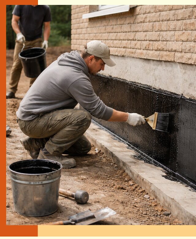 Гидроизоляция цоколя домов и зданий в Лыткарино эффективными методами