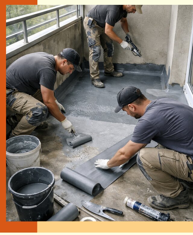 Гидроизоляция балкона в Лыткарино: надежная защита от протечек