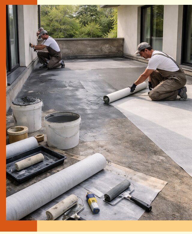 Гидроизоляция террасы в Лыткарино — надежная защита от влаги и протечек