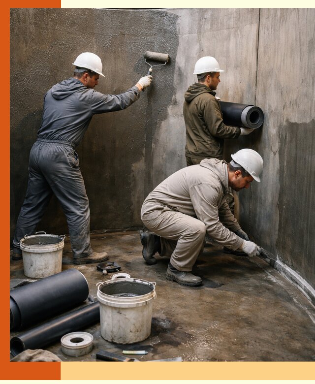 Гидроизоляция резервуара профессионально в Лыткарино