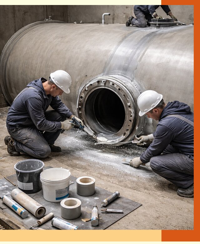 Гидроизоляция резервуара с топливом в Лыткарино от 76823 руб. под ключ | ТепломастерЛтк