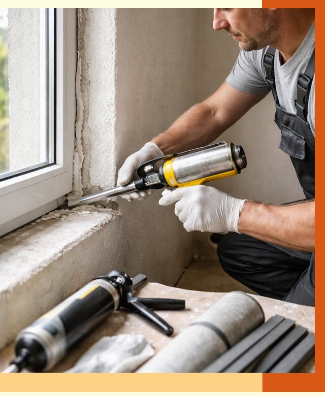 Герметизация стыков и примыканий в Лыткарино от 1229 руб. под ключ | ТепломастерЛтк